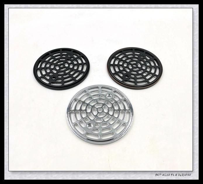 Orb Surface 4" Round Shower Drain Made of Zinc Alloy