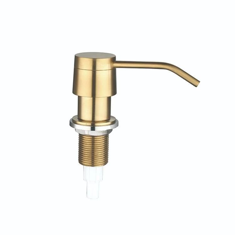 Golden 500ml 304 Stainless Steel Hand Liquid Soap Dispenser for Kitchen Sink Soap Dispenser