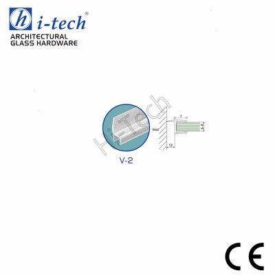 V-2 Transparent Glass Shower Door Seal Strip Rubber Sealing Strip