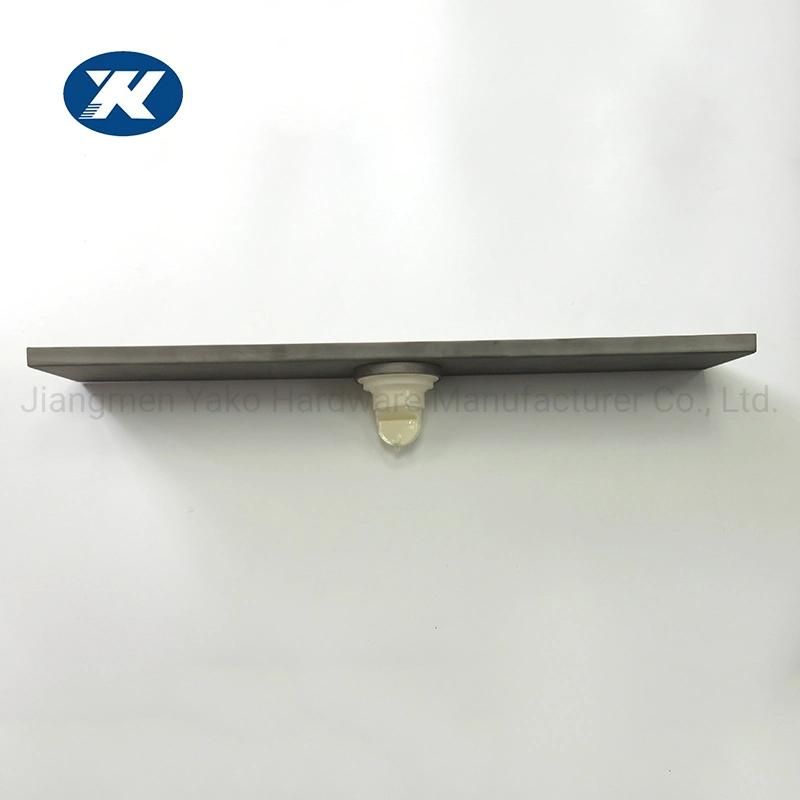 with Removable SUS 304 Stainless Steel Linear Square Hole Cover Grid Bathroom Grate Shower Long Floor Drain