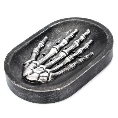 Resin Bathroom Sink Ghost Hand Bone Soap Tray Drain Soap Holder