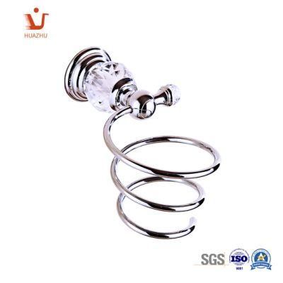 Bathroom Accessories Zinc Alloy Crystal Hair Dryer Rack