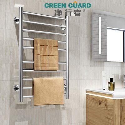 China Hot Sale Heated Towel Rack Radiator Wall Mounted Towel Warmer Towel Radiator Rail Electric Thermostat
