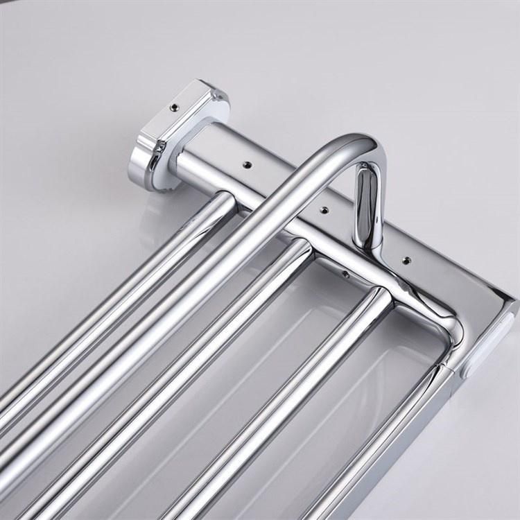 New Design Aluminum Gold Color Towel Shelf Bathroom Accessories Set