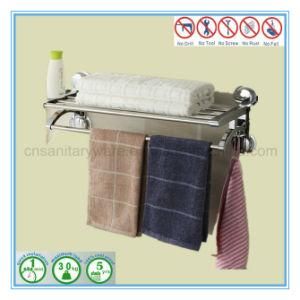 Bathroom Accessories Wall Mounted Suction Cup Towel Rail Bar