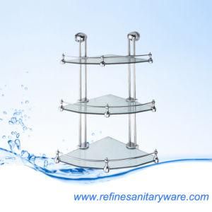 Sanitary Ware Stain Bathroom Shelves and Rack Glass Shelf (R2203CJ)
