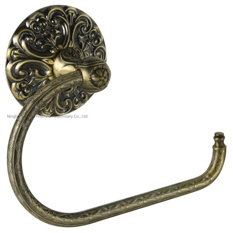Wall Mounted Towel Ring in Antique Brass