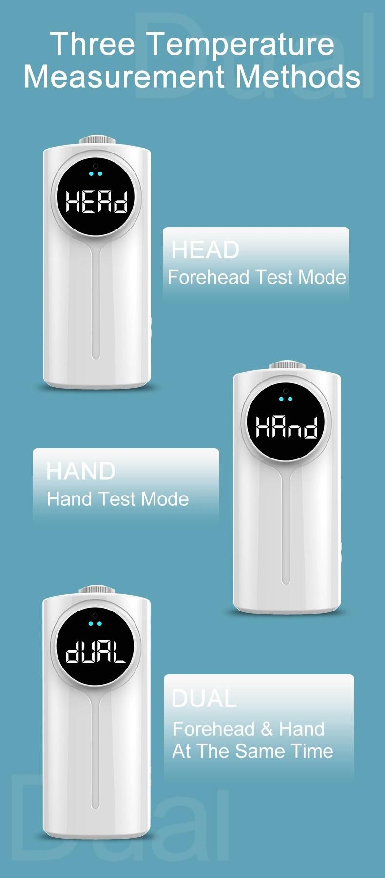 1200ml Automatic Liquid Soap Dispenser K9 PRO Plus Dual Temperature K9 PRO Auto Soap Dispenser with Temperature Sensor Thermometer