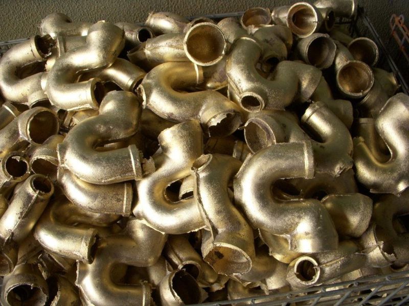 1-1/2" Heavy Duty 17 Gauge High Profile Sink Trap J Bend Thick Brass Tubular W/Brass Nuts, High Inlet J Shape for Sink Drain P-Trap Kit Chrome