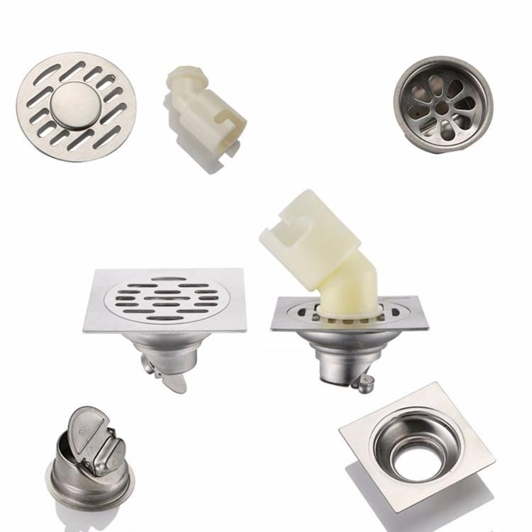 304 Stainless Steel Big Long Linear Odor-Resistant Rectangle Commercial Usage Bathroom Floor Drain