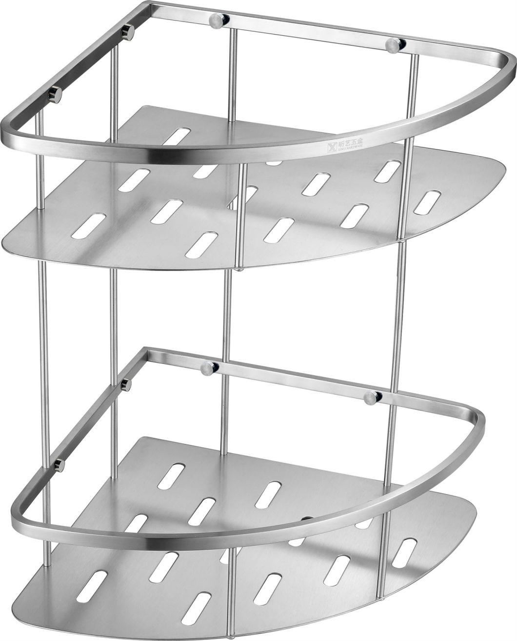 Corner Shower Caddy Stainless Steel Wall Mounted Bathroom Shelf