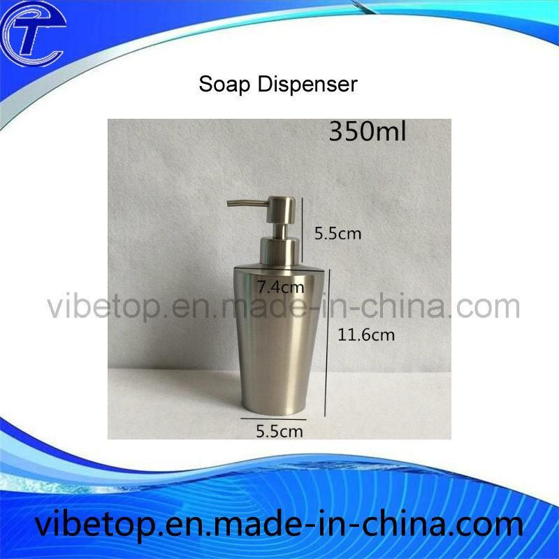 Manual Soap Dispenser Holder with Zinc Alloy Plated