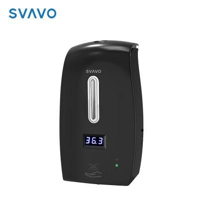 Svavo Automatic Temperature Measurement Hand Sanitizer Dispenser for Supermarket Usage