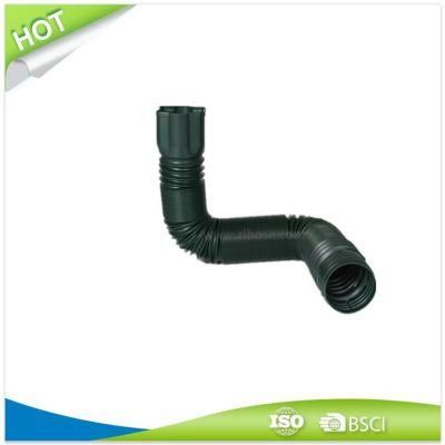 24-in Black Vinyl Downspout Extension