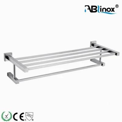 Stainless Steel 304 Bathroom Double Towel Rack (AB2612)