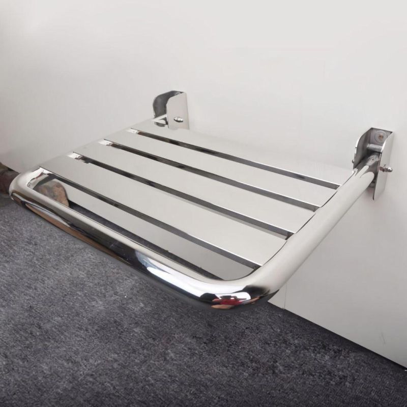 Stainless Steel Folding Shower Seat for Elderly/Disabled