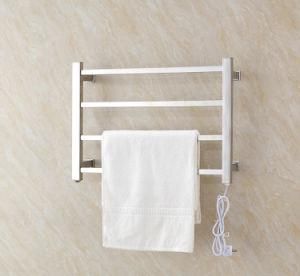 Wall Mounted SUS304 Stainless Steel Electric Towel Rails with Square Shape