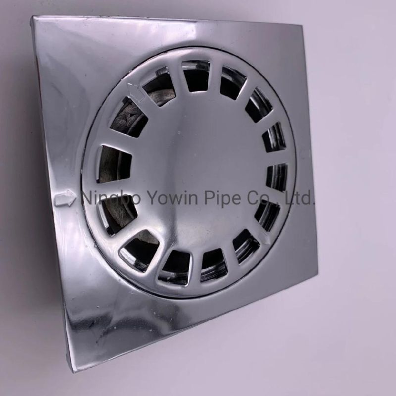 Silver Copper High Quality Kitchen and Washroom Floor Drain