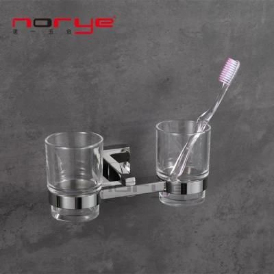 Toothbrush Double Cup Holder for Bathroom Accessories Tumber and Holder