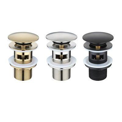 China Manufactory Pop up Click Clack Plastic Plug Brass Basin Drain Coupling Waste with High Quality and Best Price