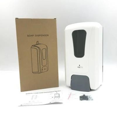 Wall Mounted Electric 1200ml Manual Automatic Spray Gel Alcohol Hand Sanitizer Liquid Soap Dispenser