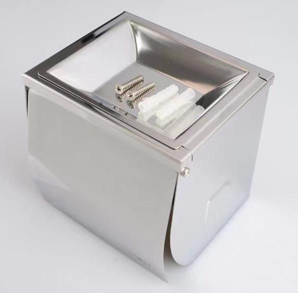 Wholesale 304 Stainless Steel Bathroom Paper Holder Stainless Steel Toilet Paper Tissue Holder