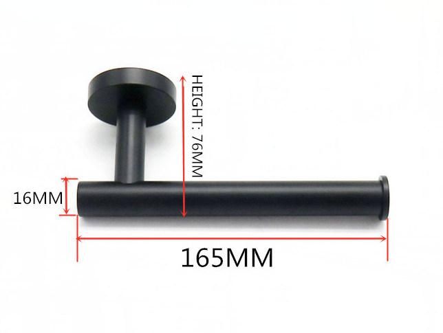 Stainless Steel Matte Black Toilet Tissue Hanger Paper Holder