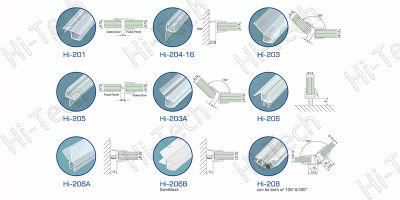 Hi-203 Silicone PVC Rubber Extruded Gaskets Seals, Rubber Profiles, Foam Rubber Sealing, Rubber Seal Strips for Mechanical Use