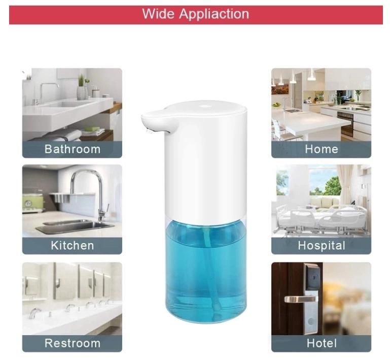 Bathroom Accessories Automatic Soap Pumping Machine Touchless Infrared Induction Sensor Automatic Hand Free Foam Soap Infrared Hand Sanitizer Dispenser