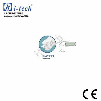 Hi-206b Transparent Frameless Glass Door Transparent Silicone Sealing Strip