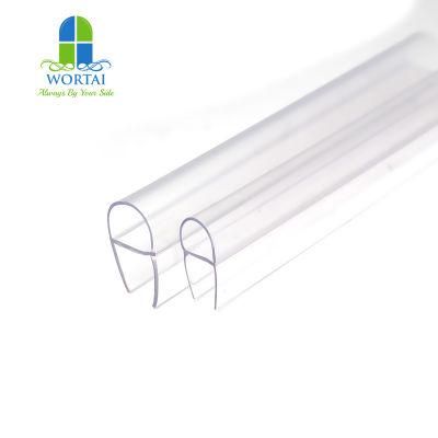 High Quality Waterproof Weather Super Clear PVC PP Strip Seal for Bathroom Accessories Shower Glass Door