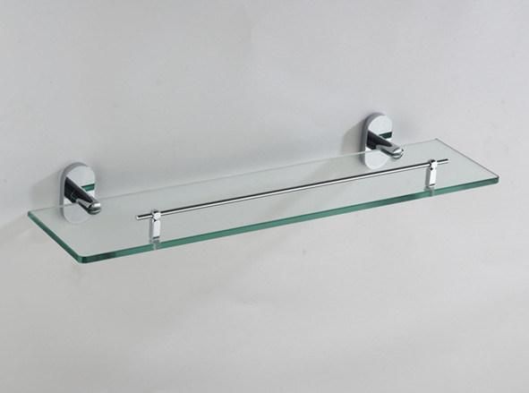 Oval Design Solid Brass Polished Chrome Toilet Brush and Holder