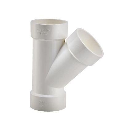 Era PVC Pipe Fittings Y Tee White Drainage Fittings with NSF Certificate for American Market
