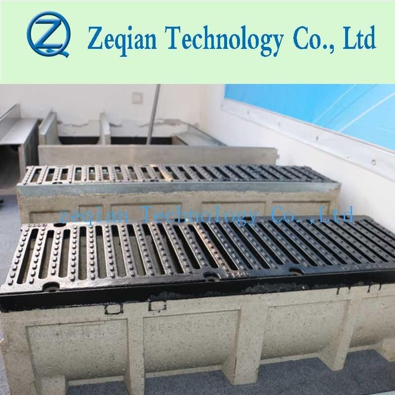 Cast Iron Safe Edge Ductile Iron Cover Polymer Linear Drain