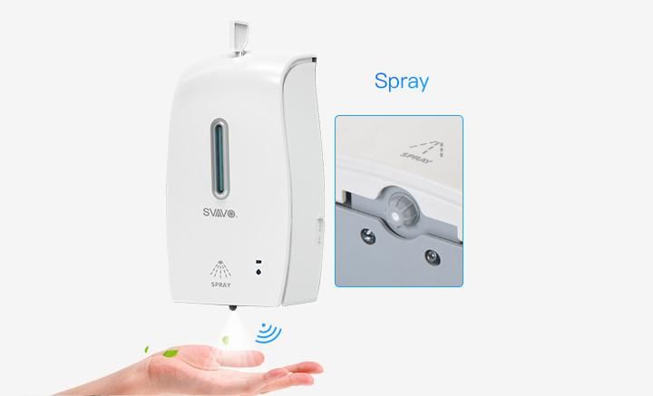Automatic Alcohol Spraying Hand Sanitizer Dispenser with Tray