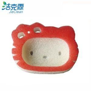 Kitty Cat Shape Sponge Soap Box