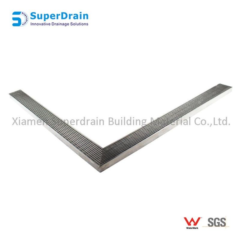 China Supplier Custom Made Right Angle Shower Drainage