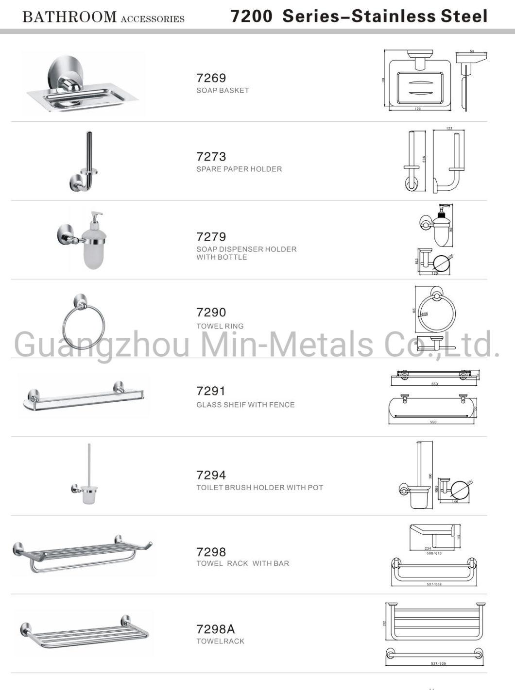 S. S. High Quality Bathroom Accessories Sanitary Ware Set Mx-7200