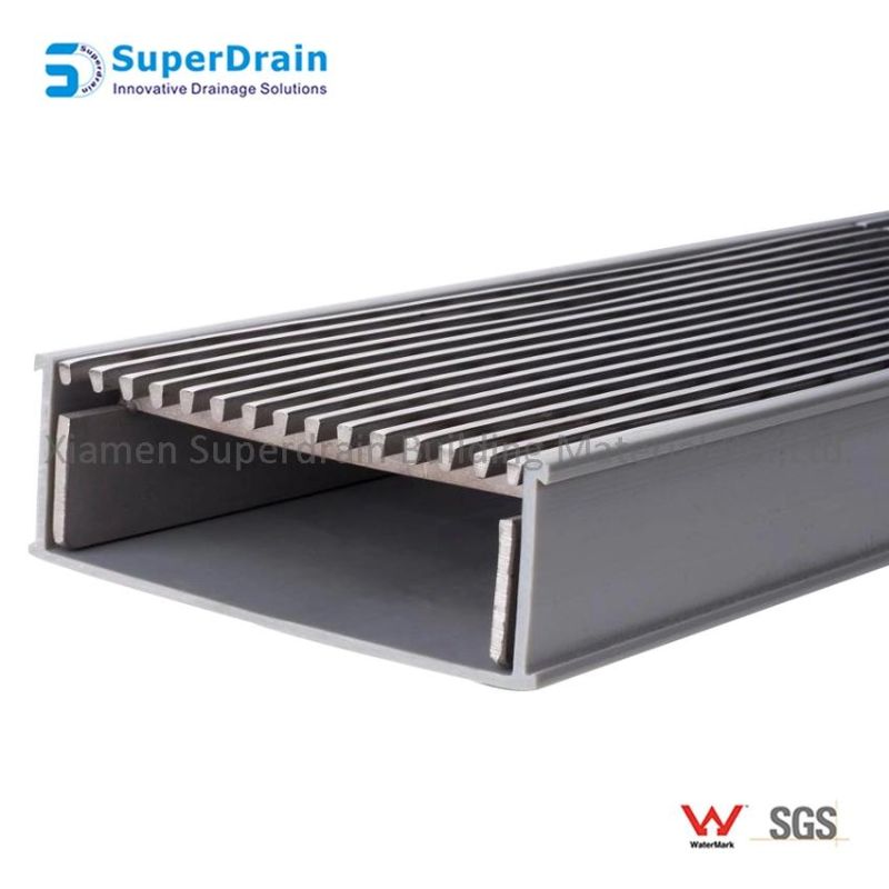 Floor Application and Strainer Style UPVC Channel Shower Drain