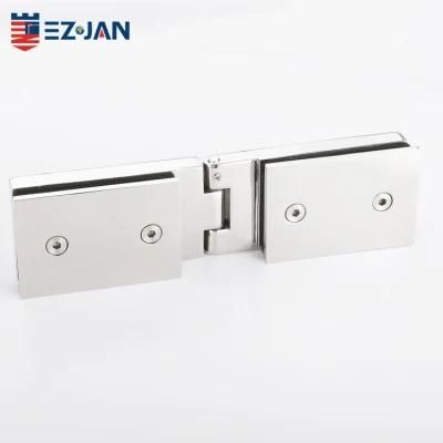 Glass Clamp Shower Door Fitting Outward Opening Bilateral Bathroom Glass Door Hinge