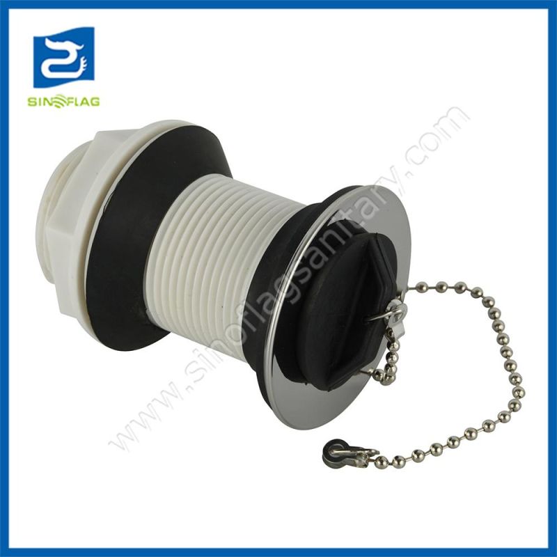 1.1/4" Cheap PP Plastic White Plug Waste Drain