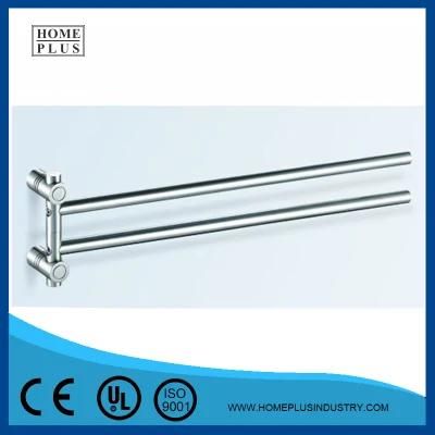 Wholesale Bathroom Accessories Sets 304 Stainless Steel Wall Mounted Rack Rail Bar 2 Arms Towel Holder