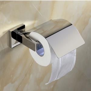 Toilet Paper Holder Stainless Steel Silver Polish Bathroom Hardware Set Smooth Bright Surface Chrome Steel Towel Rack