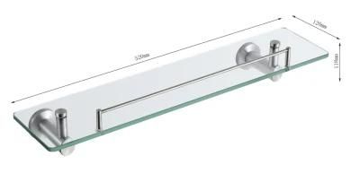 Bathroom Accessories SUS 304 Shelf Glass for Shower Room