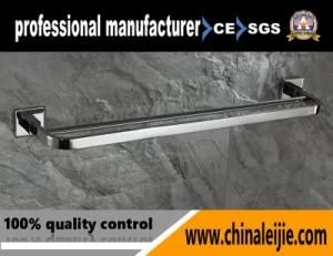 New Design &amp; High Quality Stainless Steel Bathroom Accessory Double Towel Bar