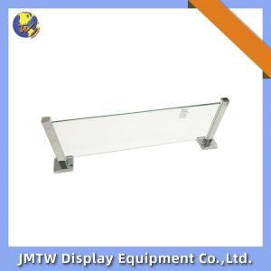 Accessories Single Tier Hanging Brushed Glass Shelf for Bathroom
