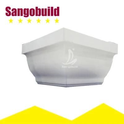 Lowst PVC Gutter Price Colorful PVC Gutters Plastic PVC Rain Gutters for Roofing Drainage