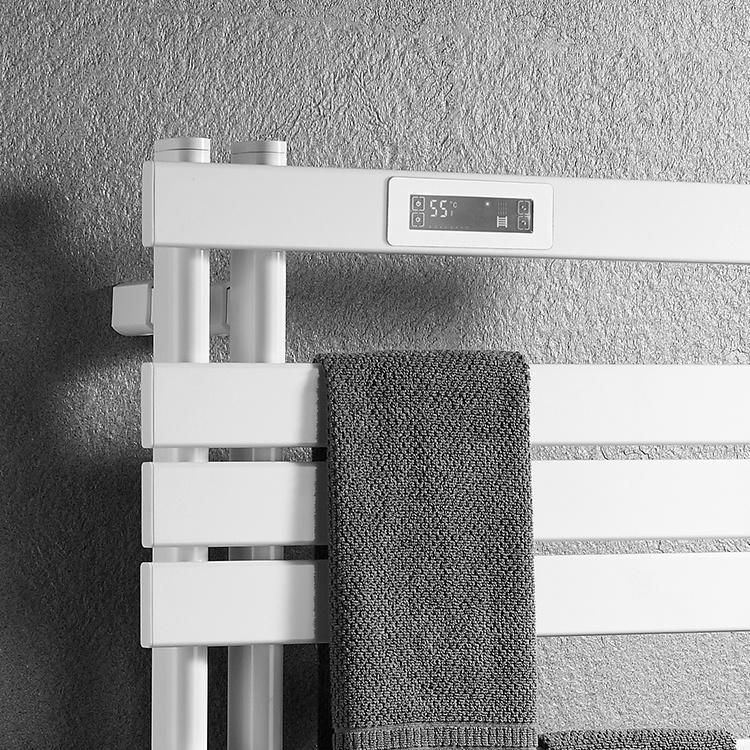 Kaiiy New Design Wall Mounted Black White Modern Bathroom Electric Towel Dryer Radiator Towel Rack
