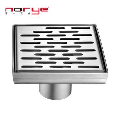 High Quality Brass Square Types of Floor Drain Strainers