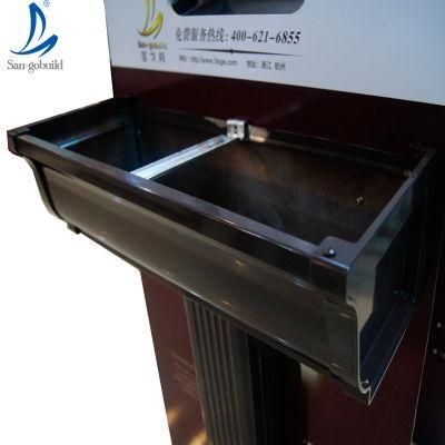 China Supplier Rain Gutter Roof Water Drainage System Aluminum Rainwater Collector